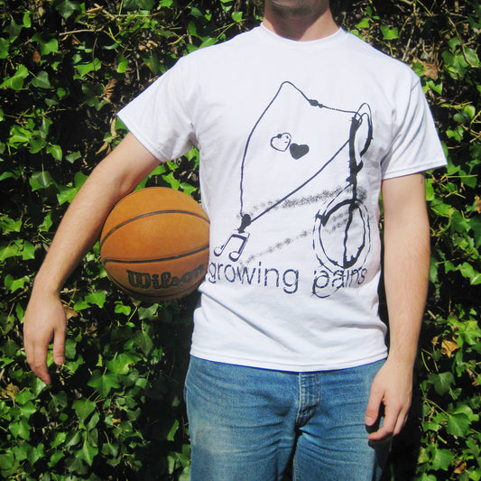 white necklace t-shirt